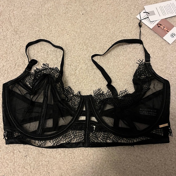 Sold Bluebella for VS Black Ellis Bra and Panty Set, Med/36DD NWT - Picture 6 of 10